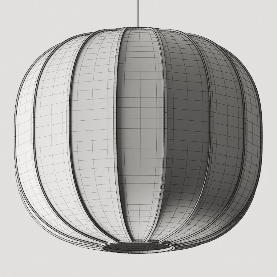 De Padova Bombori Time and Style Pendant Lamp 3D model_2