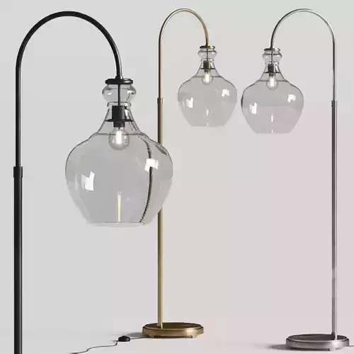 Pottery Barn Flynn Recycled Glass Floor Lamp