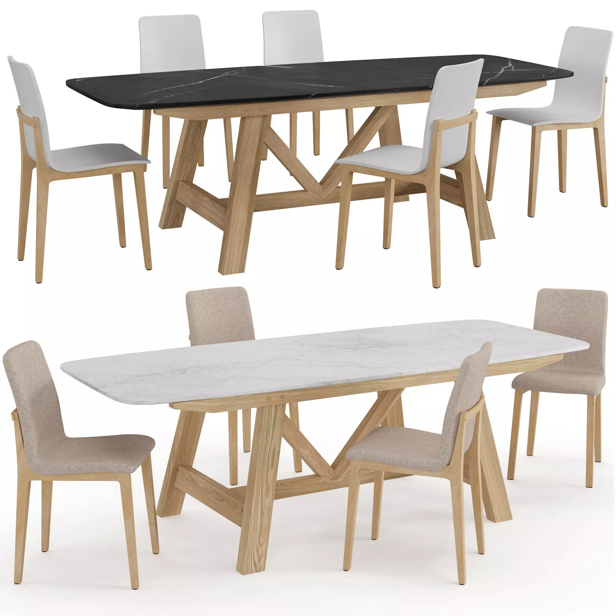 Chair Table Atitud Buondi 3D model_0