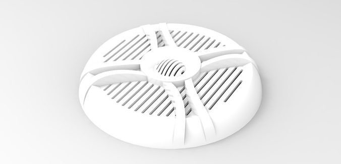6 Inch Speaker Cover Low-poly 3D model