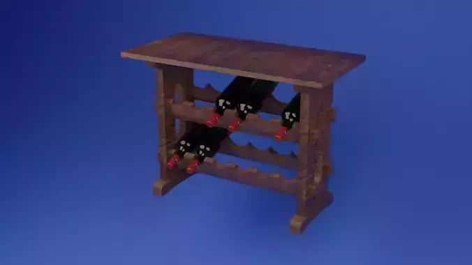 Wine Rack Table