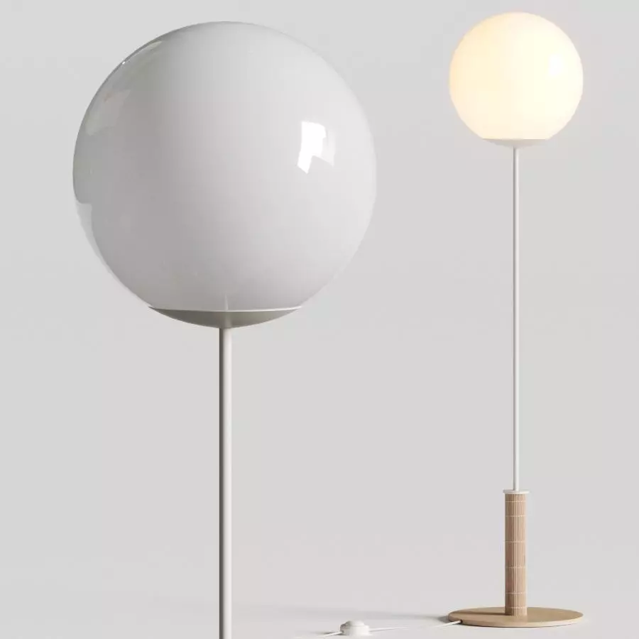 Harris and Harris Kyoto Floor Lamp 3D model_0