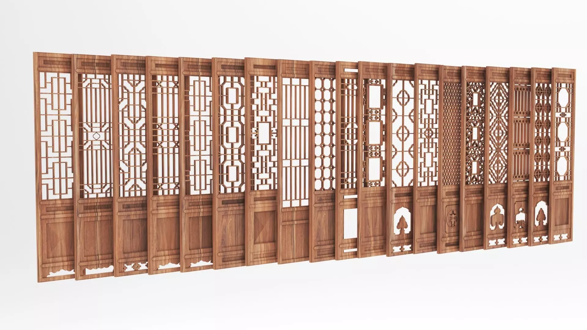 Wood Panel 3D model_0