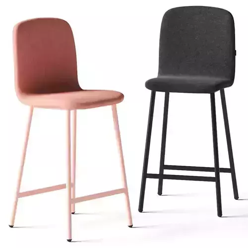 Mobliberica Pepper Bar Stools 3D model