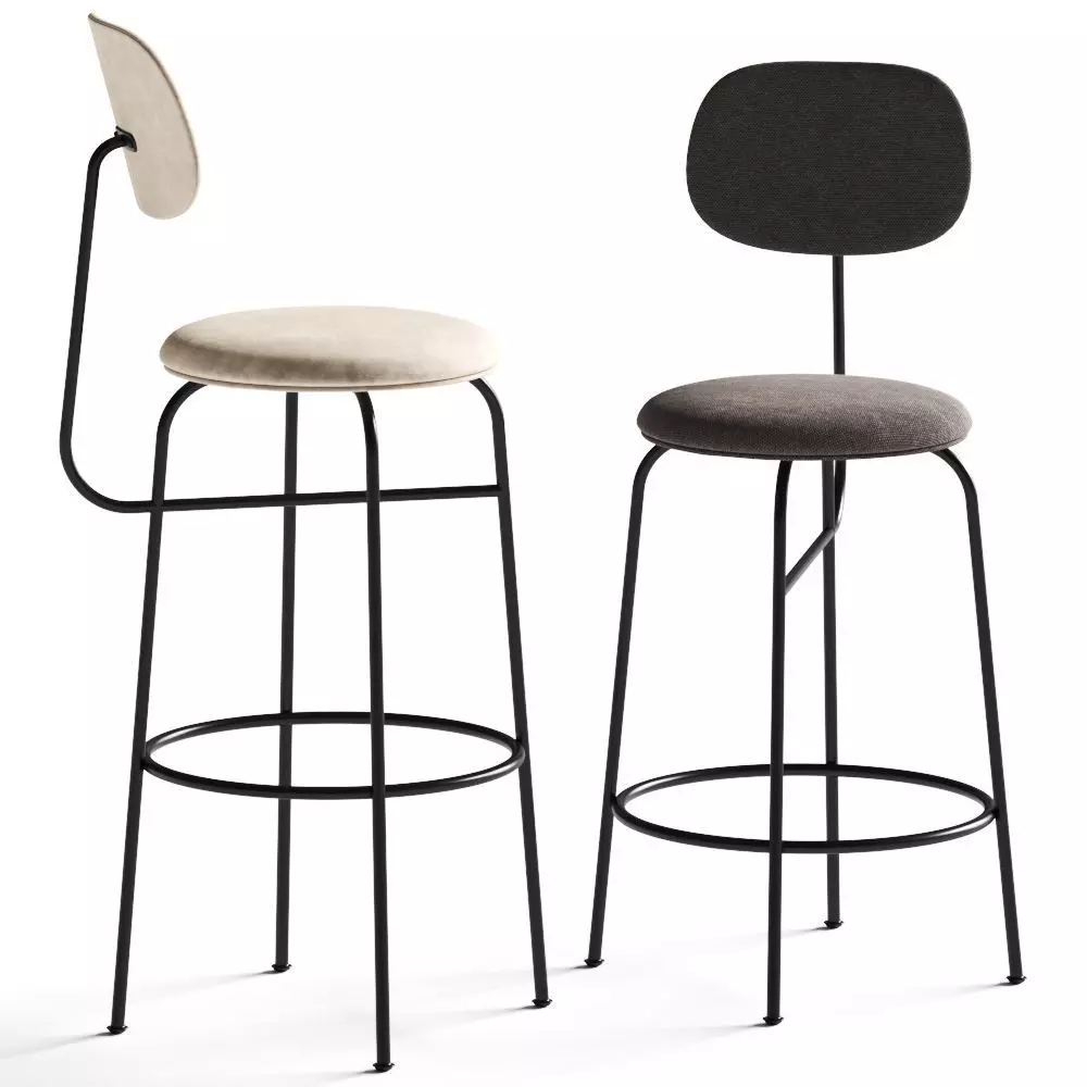 Menu Afteroom Counter Bar Chair Plus 3D model_0
