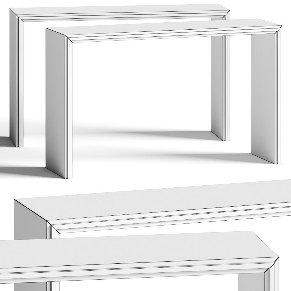 Laskasas Rory Console Table 3D model_1