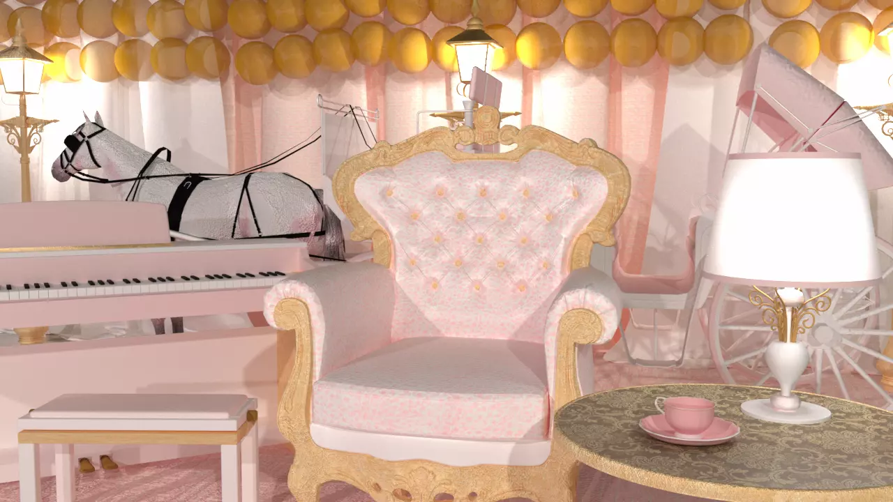 Classic Sofa Free 3D model