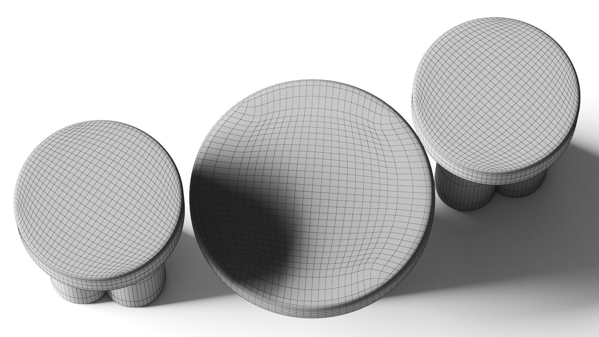 Miniforms Soda Coffee and Side Tables 3D model_4