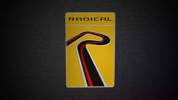 radical logo 3D model