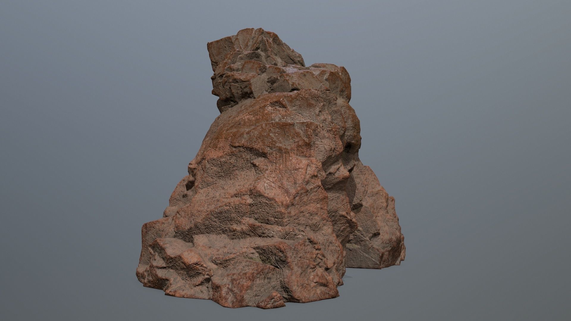 Skull Cave Low-poly 3D model_7