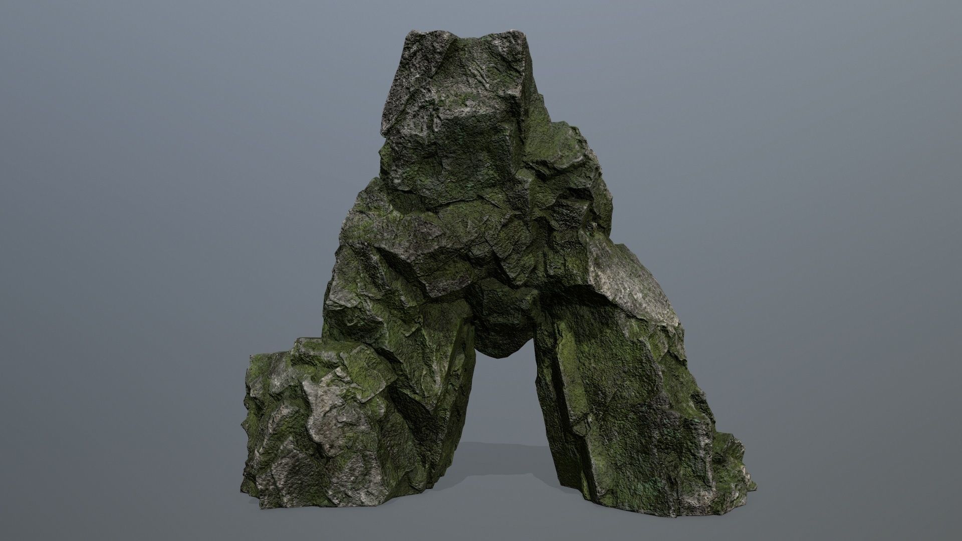 Skull Cave Low-poly 3D model_10