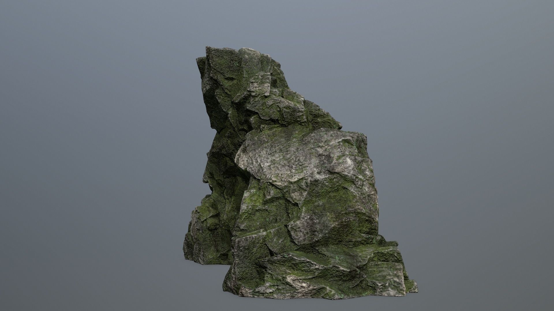 Skull Cave Low-poly 3D model_9