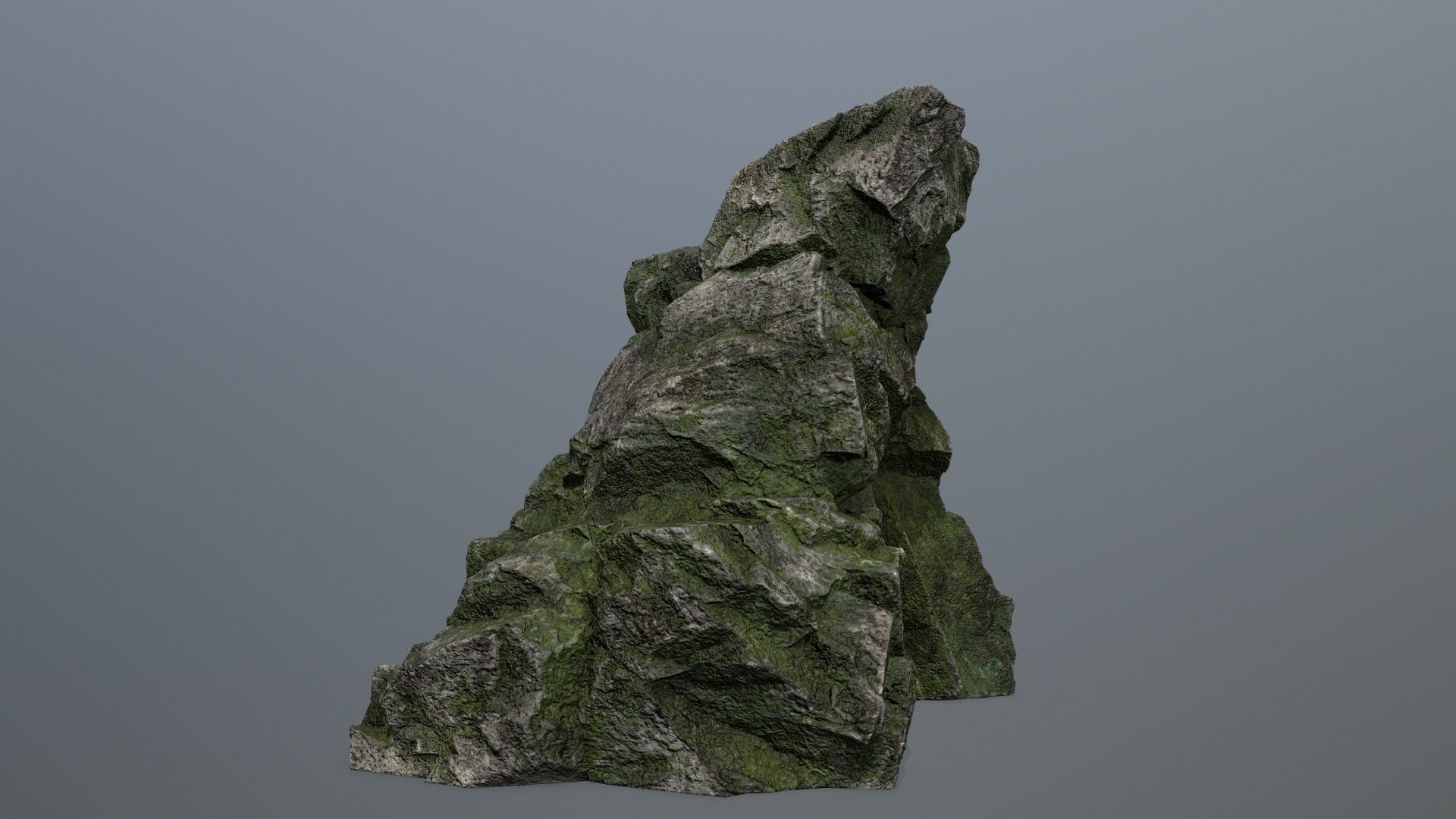 Skull Cave Low-poly 3D model_11