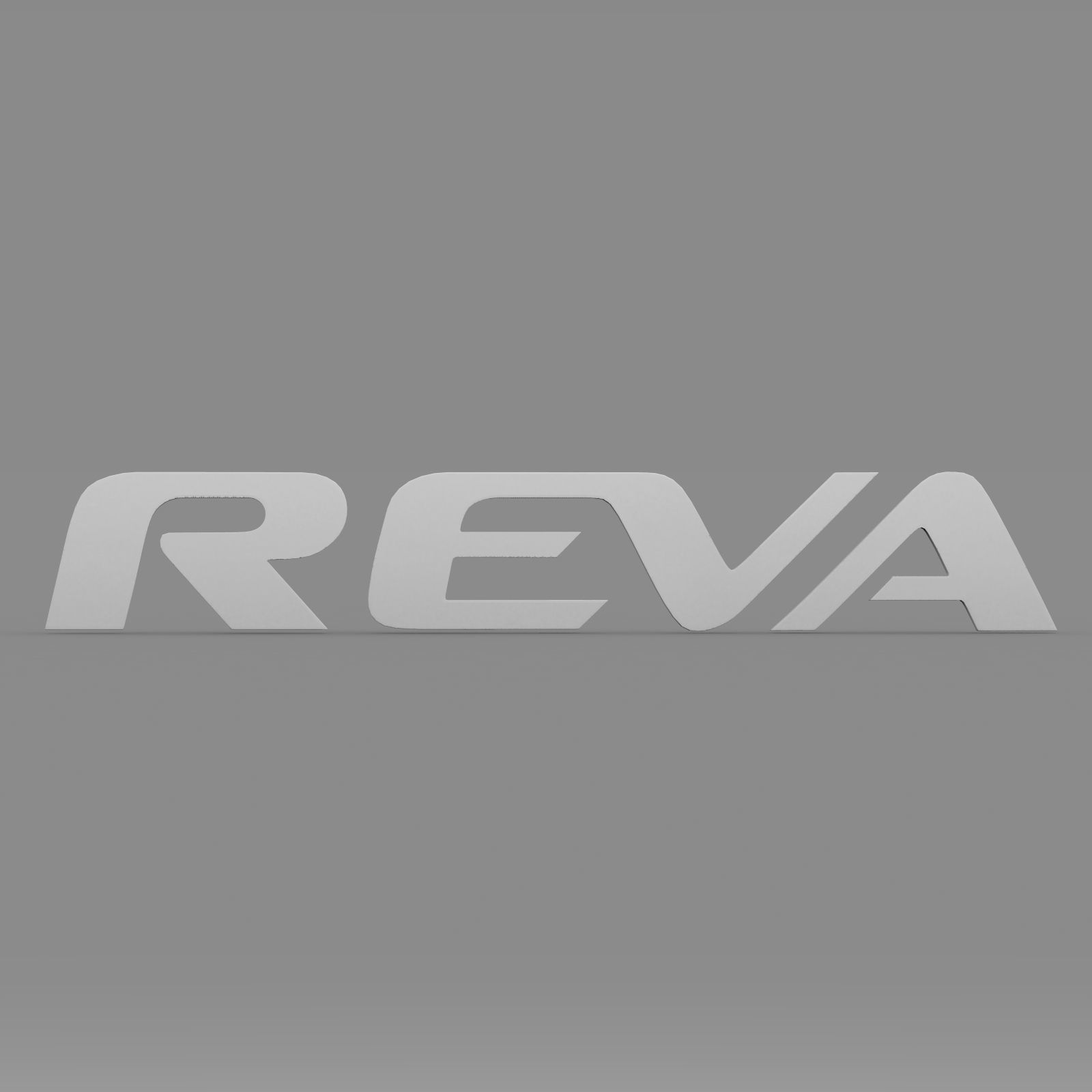 reva logo 3D model_6