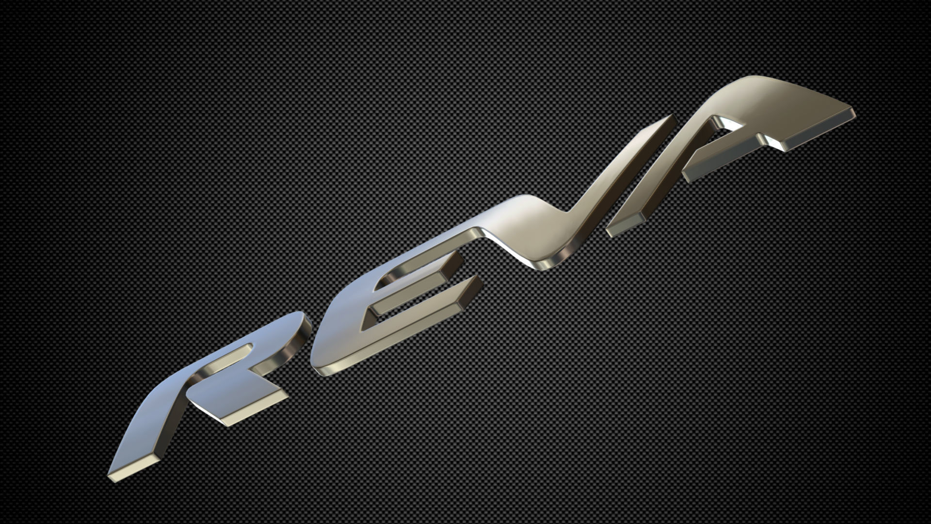 reva logo 3D model_4