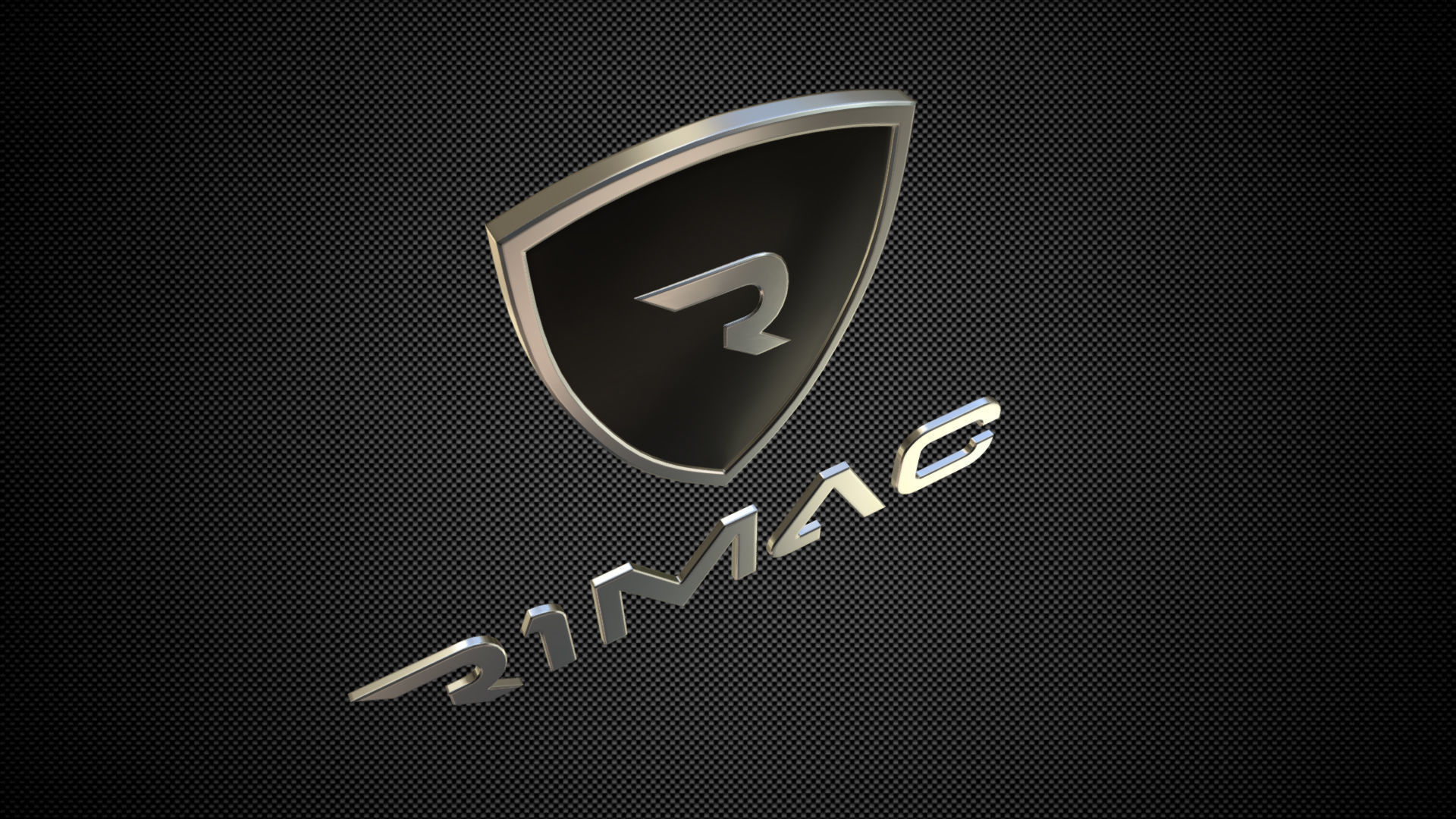 rimac logo 3D model_3