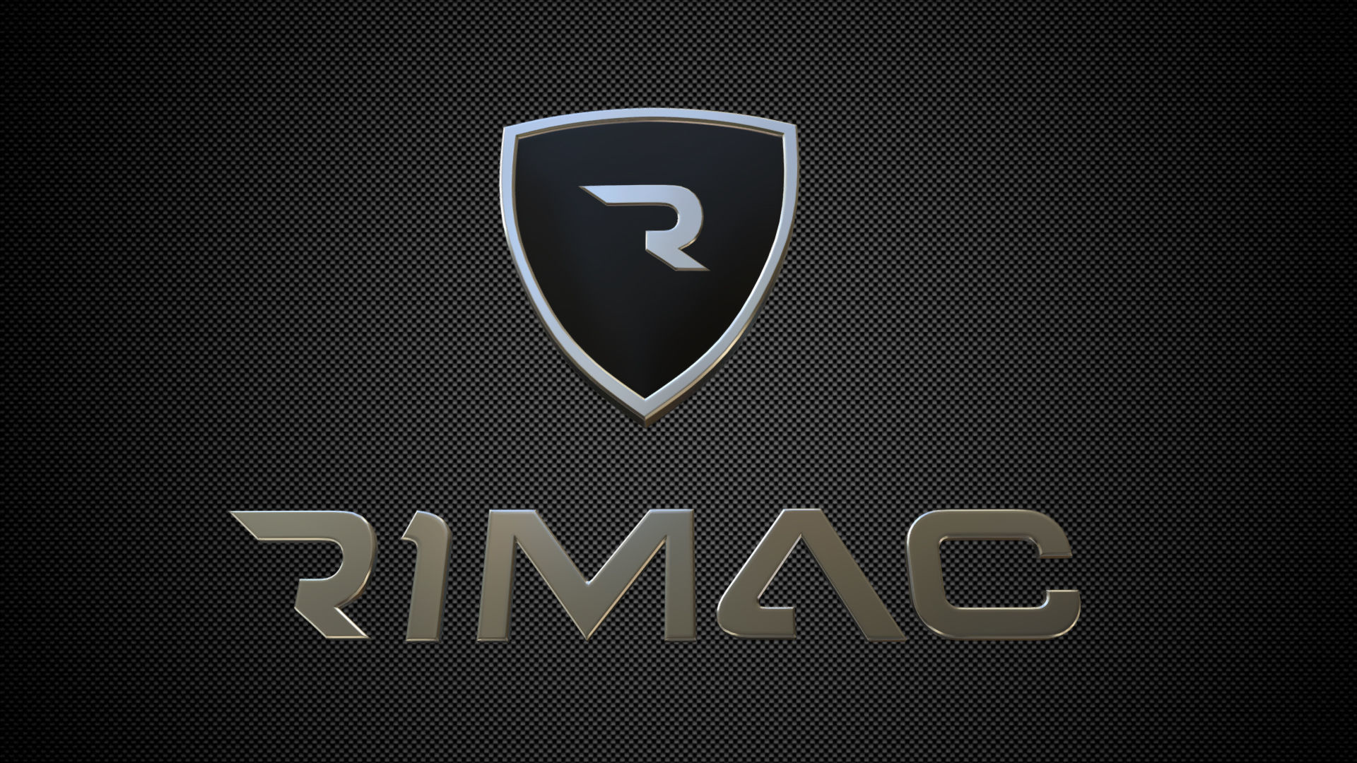 rimac logo 3D model_5