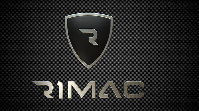 rimac logo 3D model