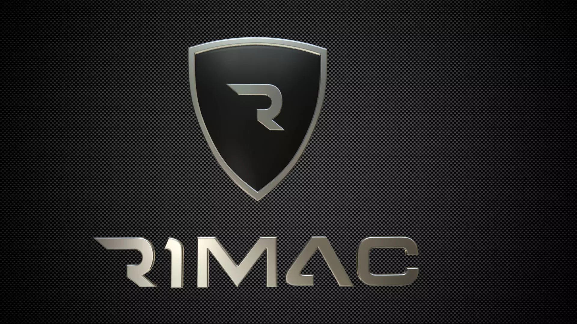 rimac logo 3D model_0
