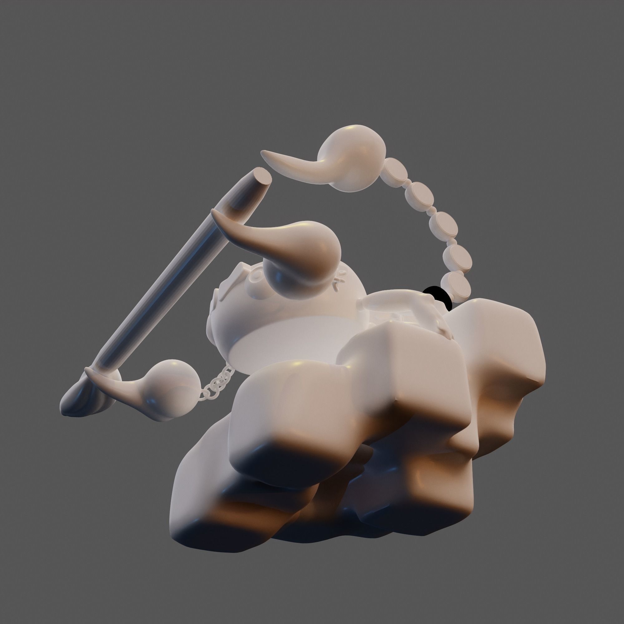 Concept Scorpion artist 3D model 3D print model_6