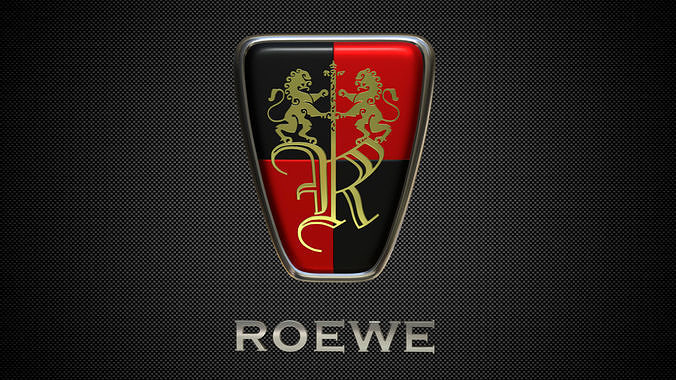 roewe logo 3D model