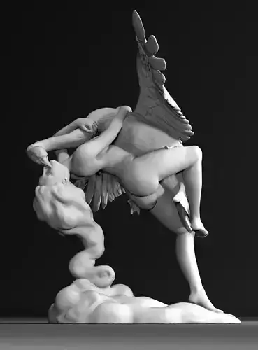 Leda and the Swan 3D print model