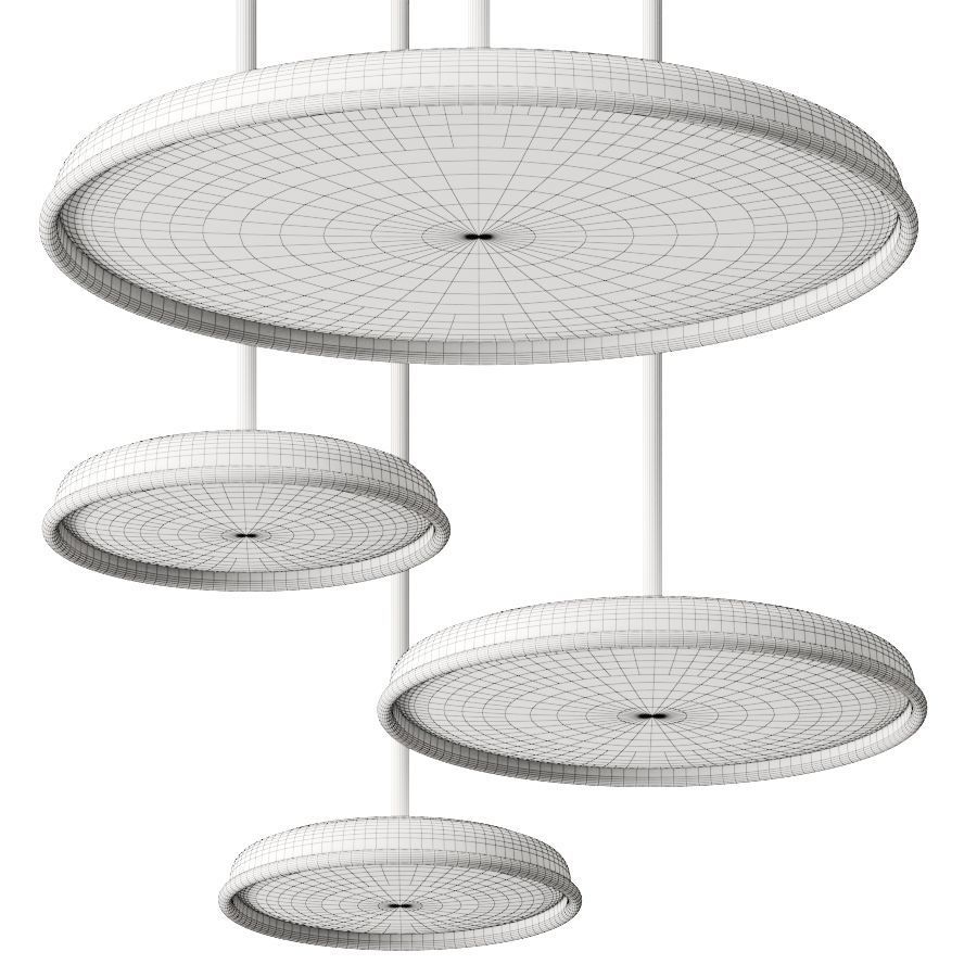 Aldo Bernardi Mymoons Pendant Lamps 3D model_2