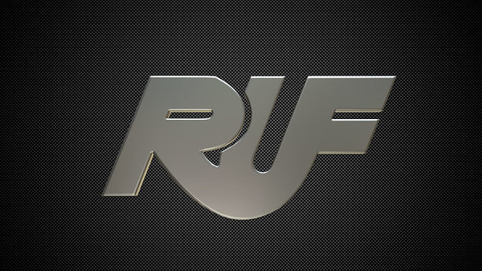 ruf logo 3D model