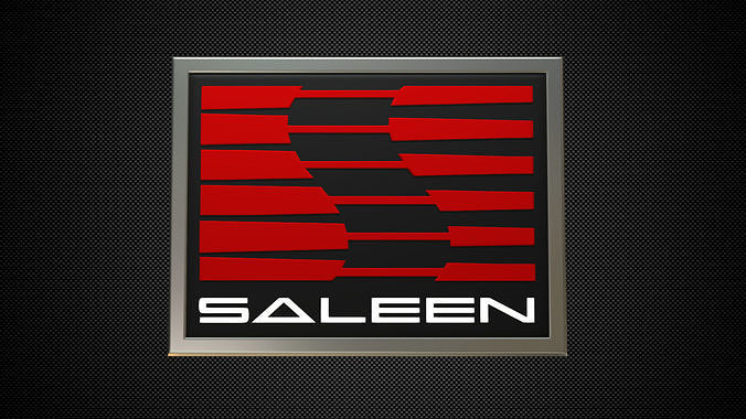 saleen logo 3D model