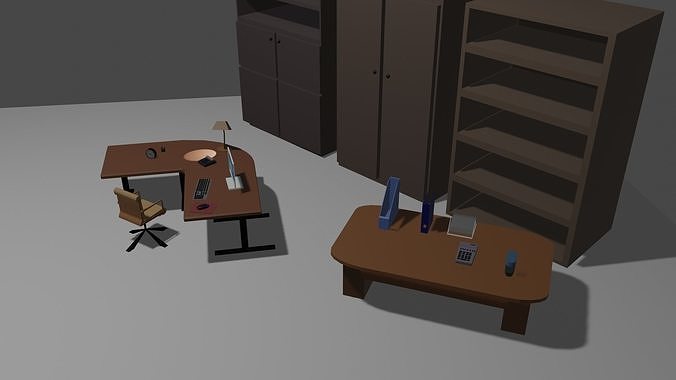 office packet Free 3D model