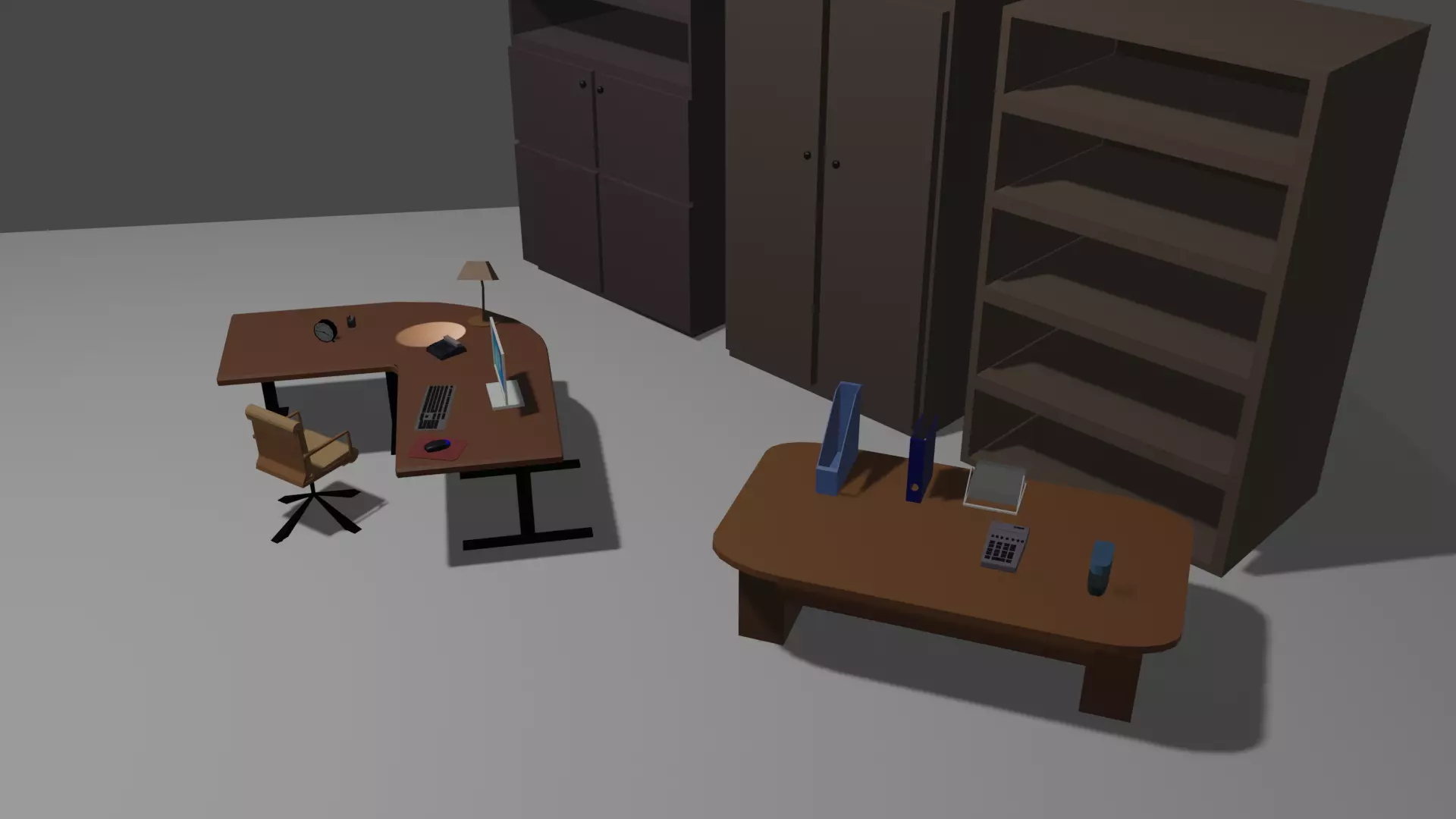 office packet Free 3D model_0