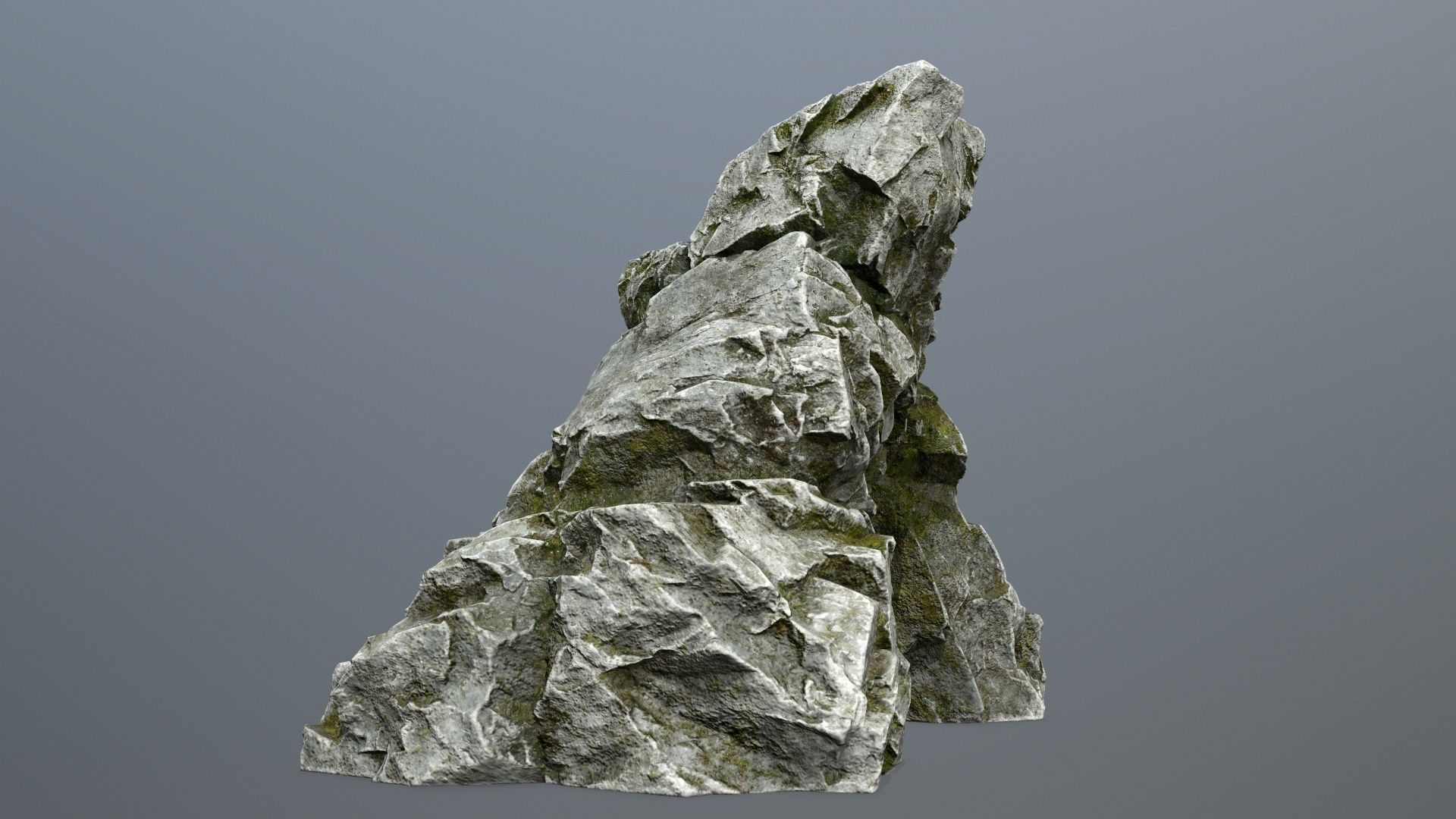 Skull Cave Low-poly 3D model_5