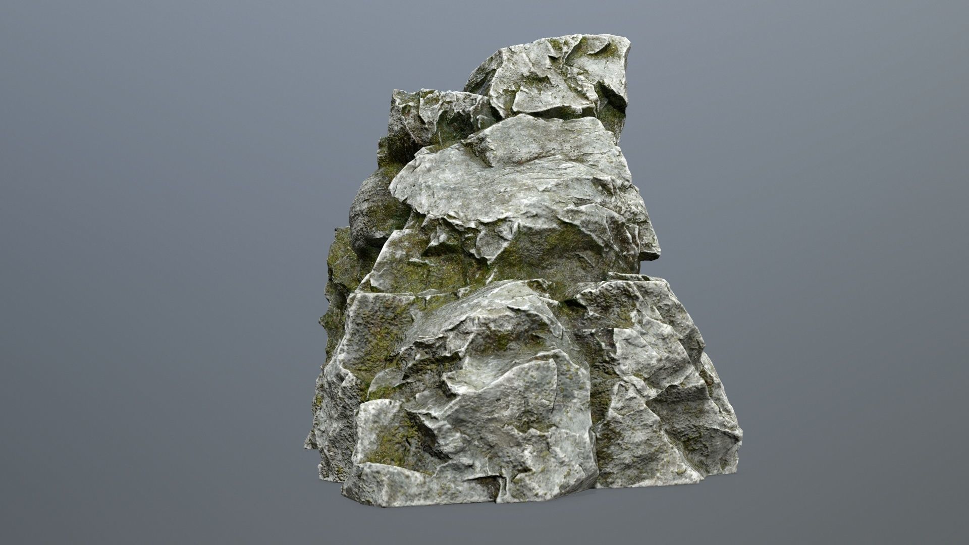 Skull Cave Low-poly 3D model_12