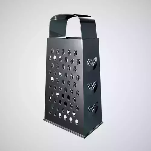 Grater Free low-poly 3D model