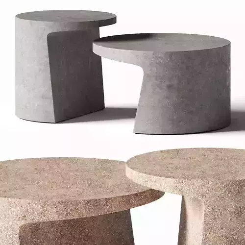 Kettal Giro Coffee Tables 3D model