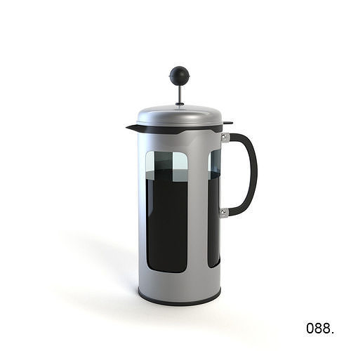 002 Kitchen Appliances 088 of 100 Coffee maker Cafetiere 3D model