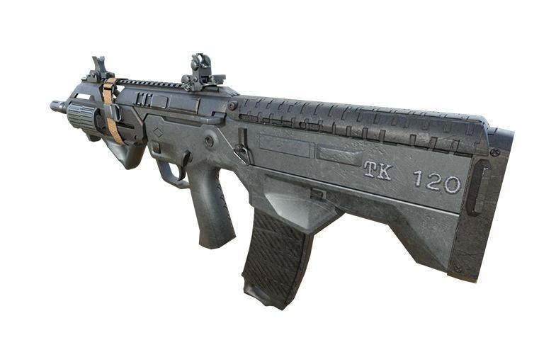 ASSAULT RIFLE  3D model_5
