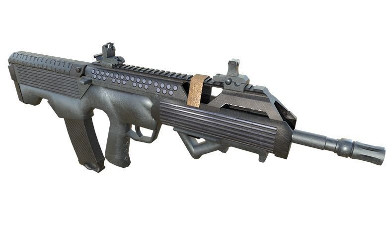 ASSAULT RIFLE  3D model_9