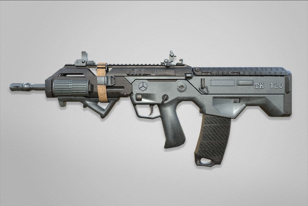 ASSAULT RIFLE  3D model_1