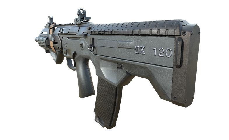 ASSAULT RIFLE  3D model_2