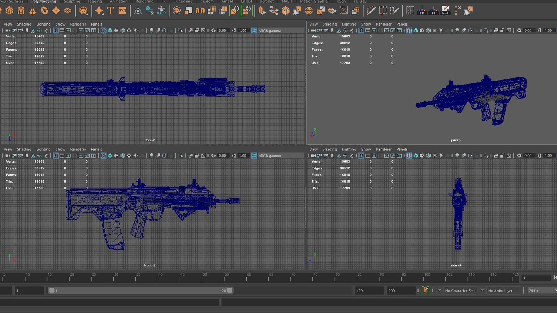 ASSAULT RIFLE  3D model_13