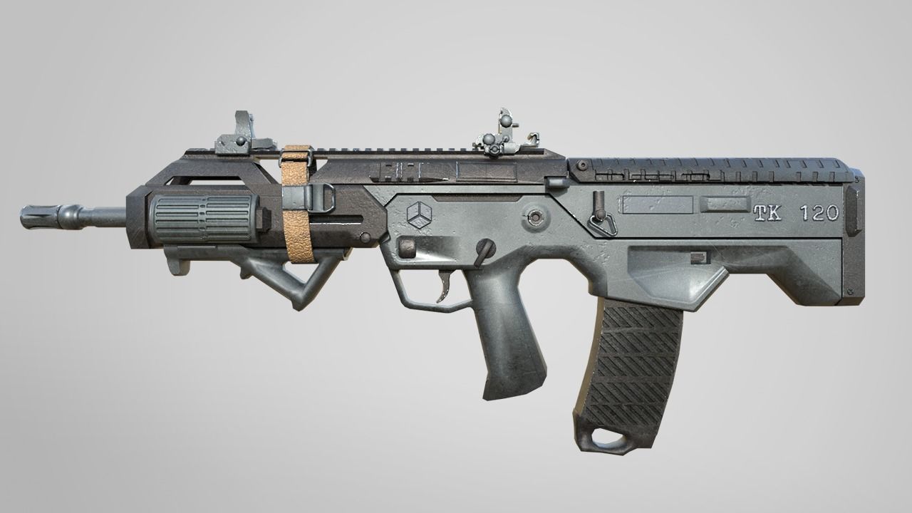 ASSAULT RIFLE  3D model_12