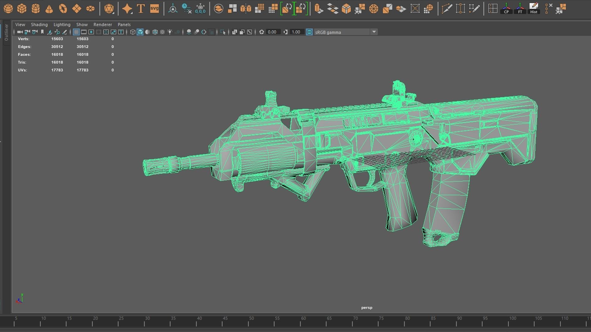 ASSAULT RIFLE  3D model_19