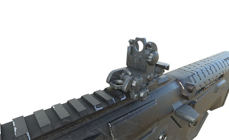 ASSAULT RIFLE  3D model_7