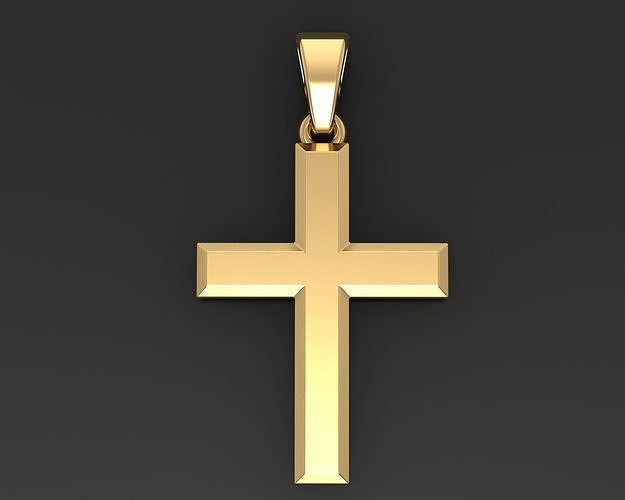 Cross minimalism 3D print model