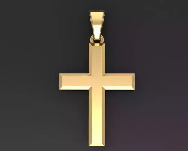Cross minimalism 3D print model