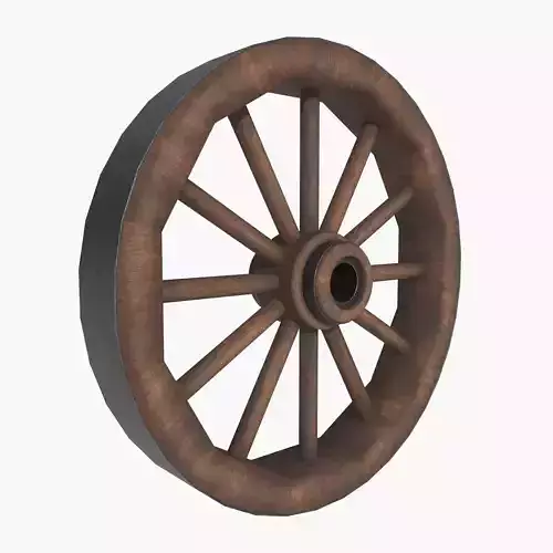 nova wood wheel Free 3D model