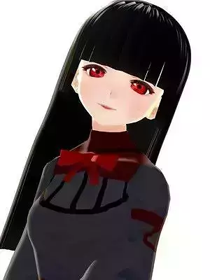 SciFi 3d anime character c8