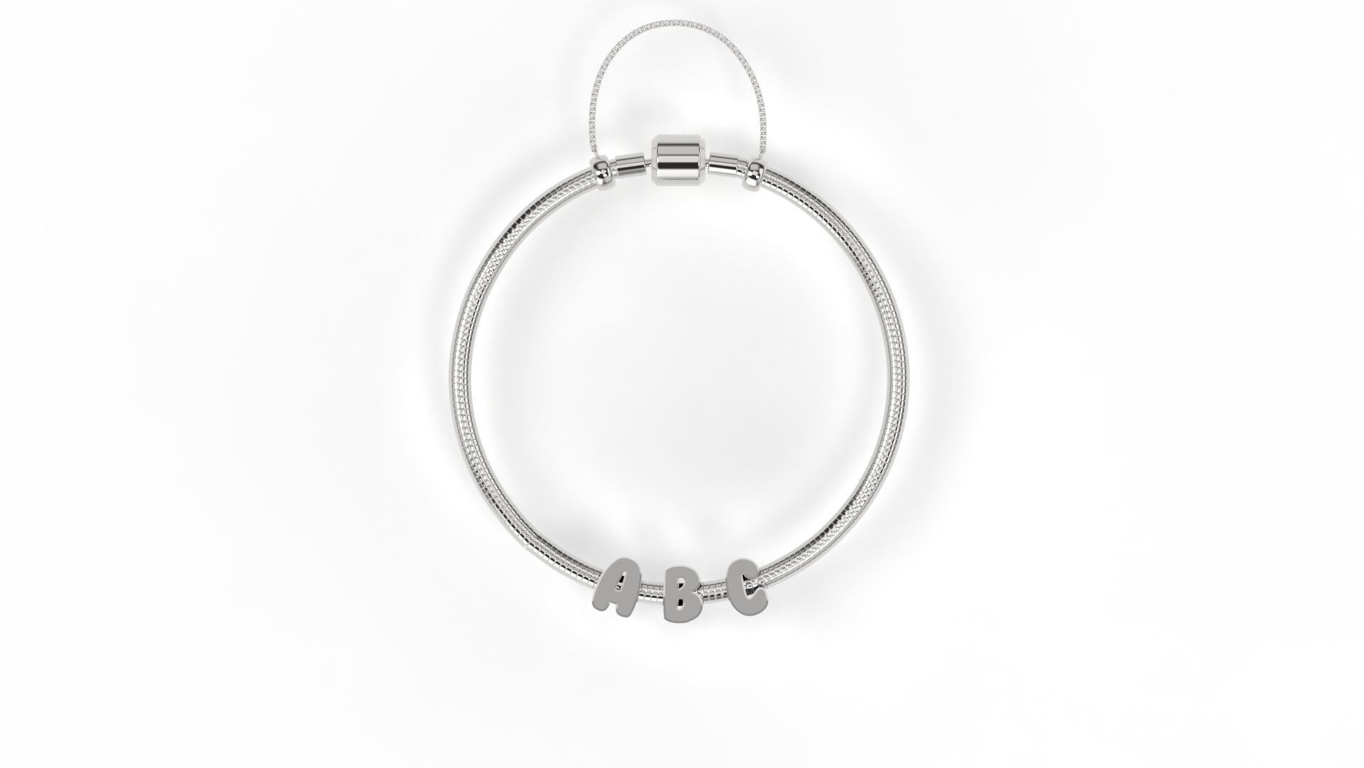 All alphabet letters v2 Charm 3D print model_3