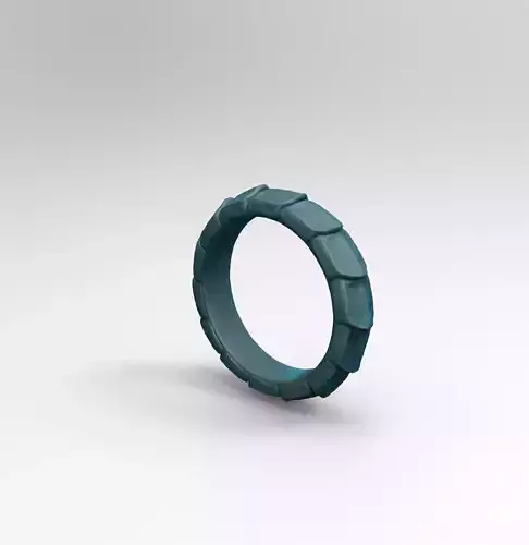 DC007R - Dragon Scale Ring band Unisex 